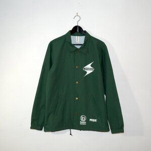 Rare Star Trak London Pharrell N.E.R.D Coaches Jacket Kuumba Pique Green Small